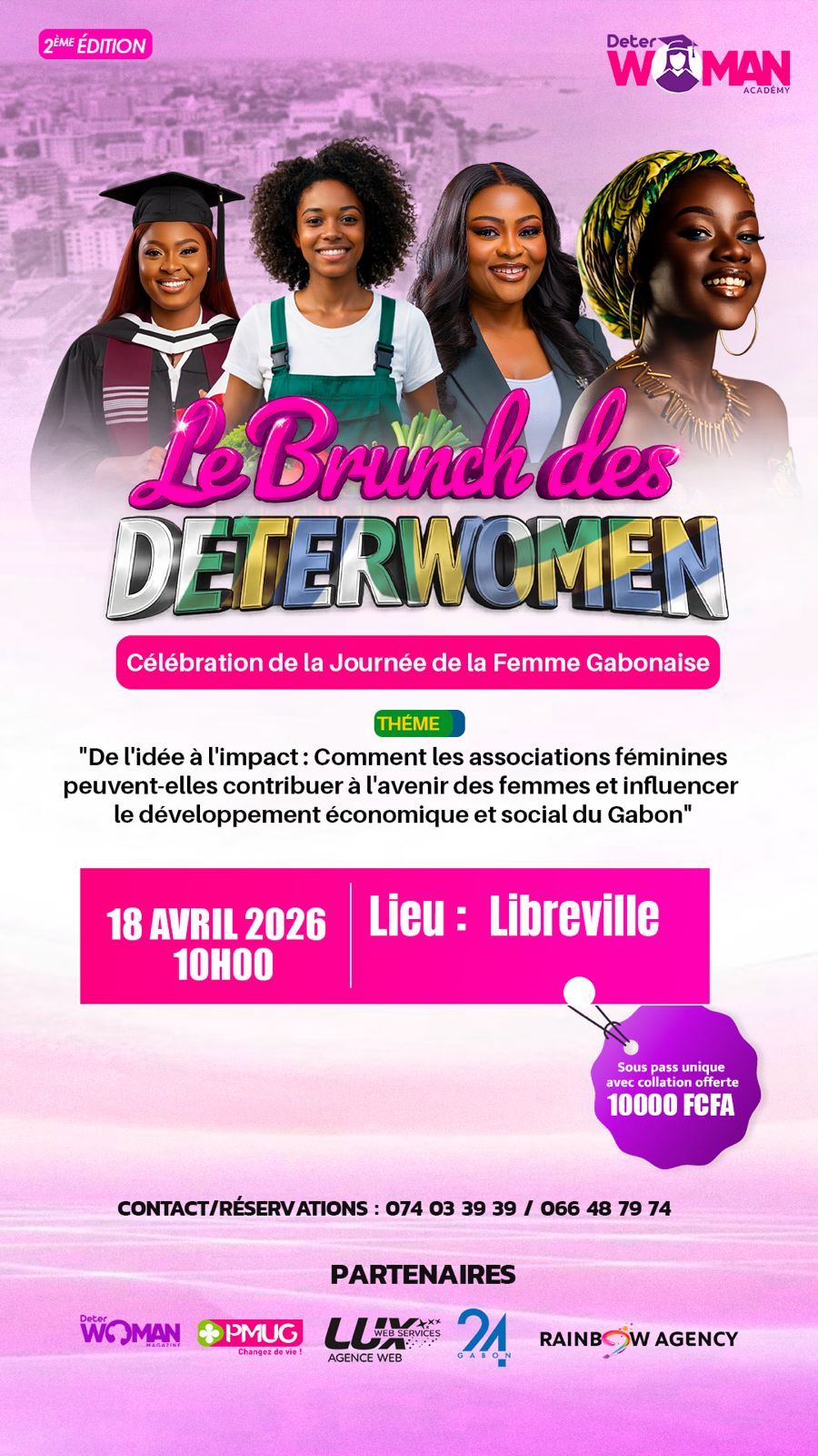 L’IMPACT AU FEMININ : NE MANQUEZ PAS LA 2EME ÉDITION DU BRUNCH DES DETERWOMEN !